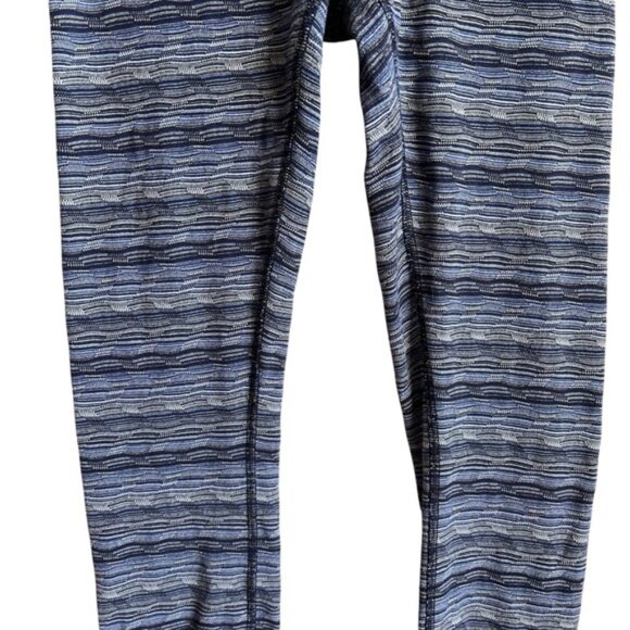 Lululemon Wunder Under Pant III Size 4 Space Dye Twist Sapphire Blue Multi - Picture 4 of 12